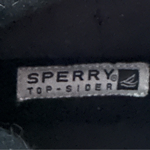 Sperry Women's Anchor Button Wedge Heel Waterproof Rain Boot, Size 10, Black - Picture 8 of 11